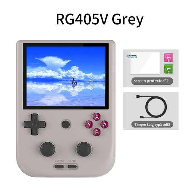 ANBERNIC RG405V Retro Handheld Game Console Android 12 WIFI 4-inch Touch  Screen